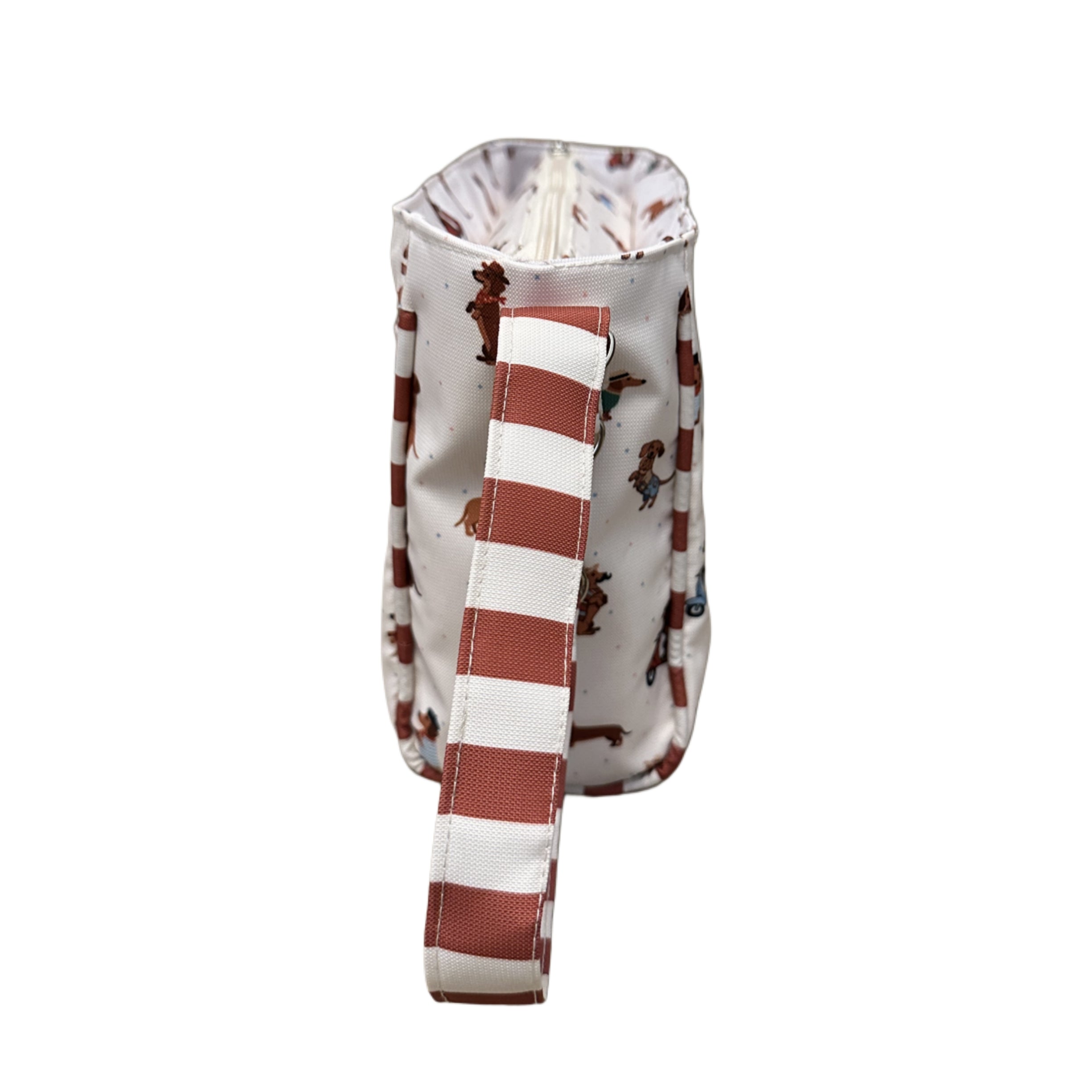 ORGANIZADOR PARA CARRIOLA PERROS SALCHICHA UNISEX ROJO