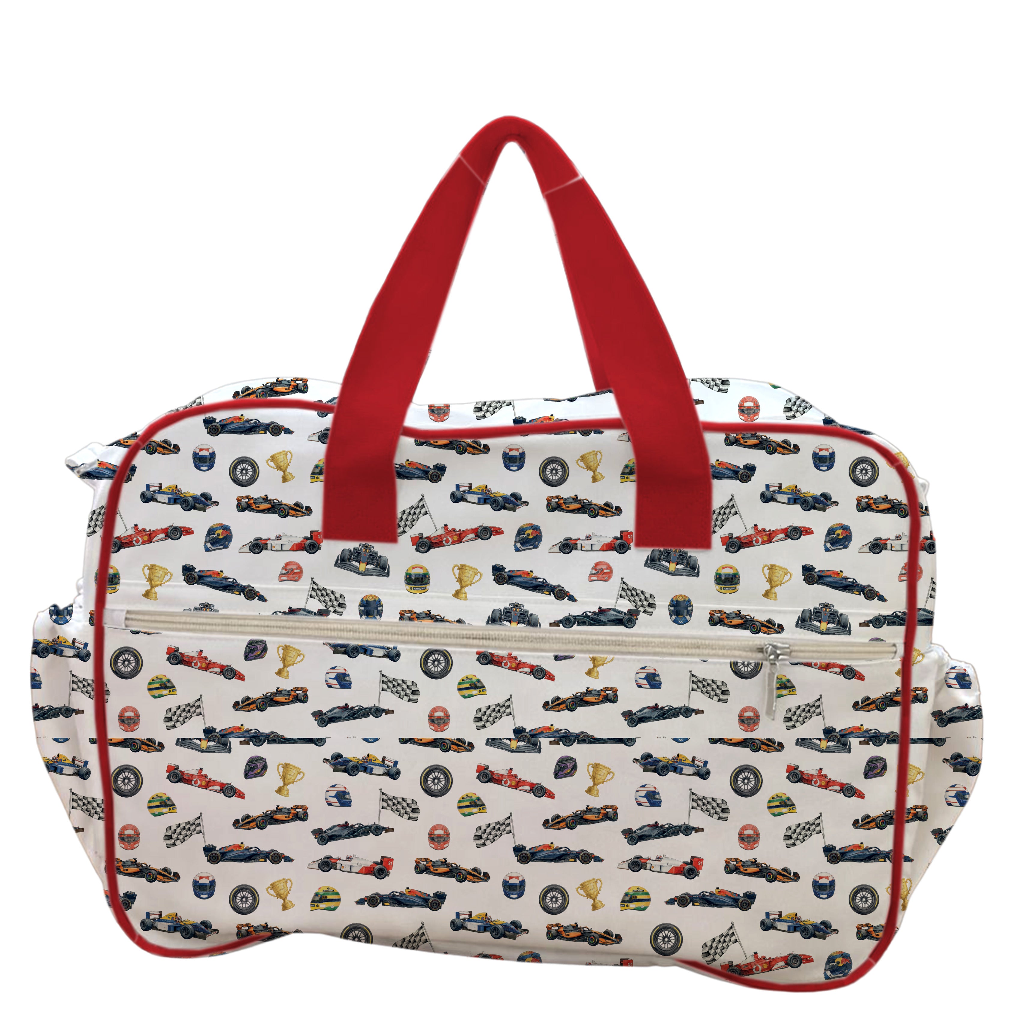 MALETA PAÑALERA CON CAMBIADOR F1 BLANCA