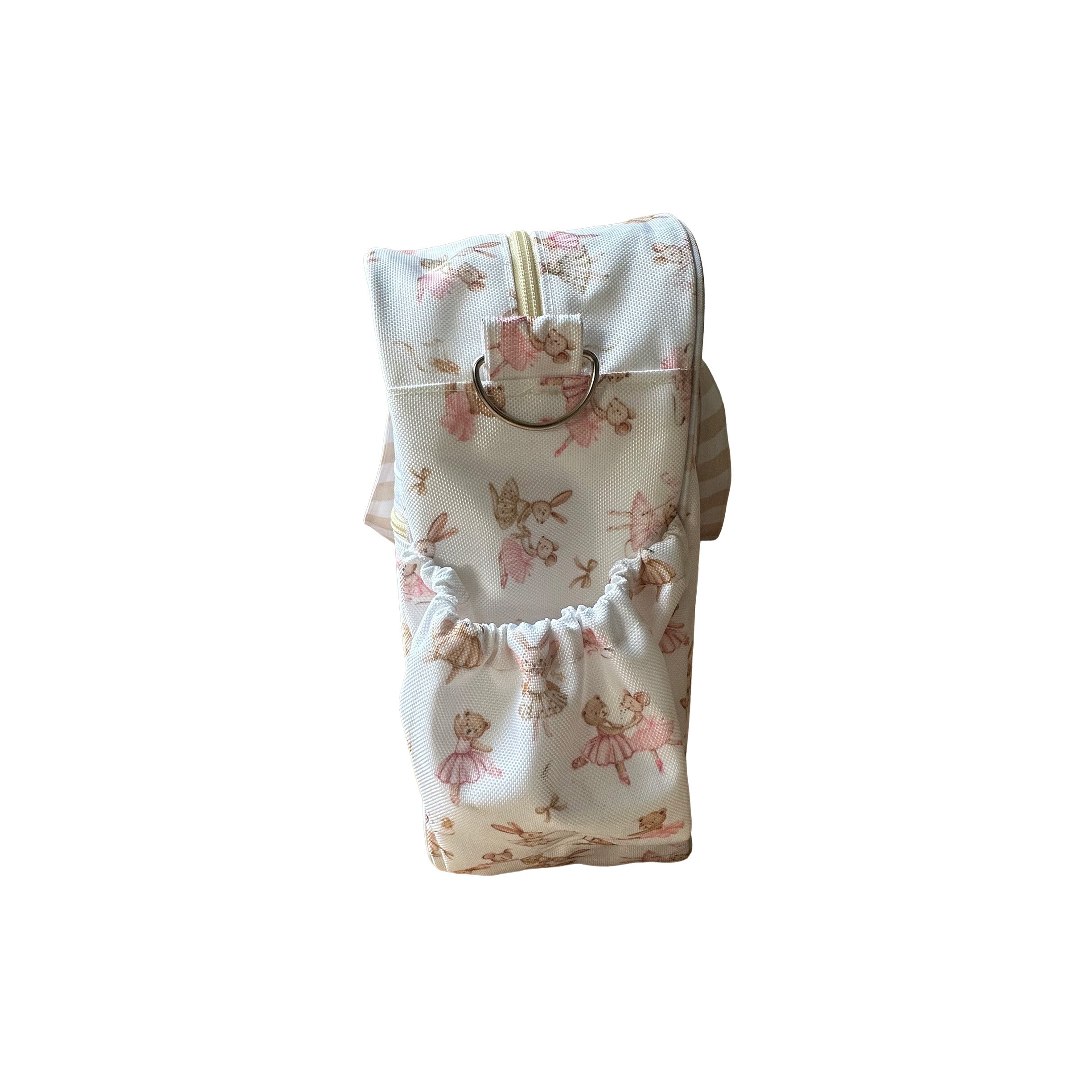 MALETA PAÑALERA CON CAMBIADOR PERRO SALCHICHA NIÑO