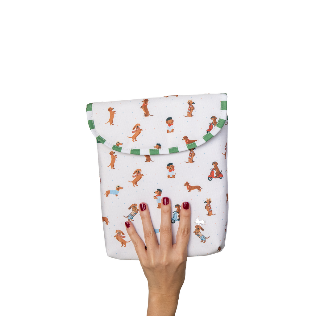 PORTA PAÑALES PERROS SALCHICHA NIÑO