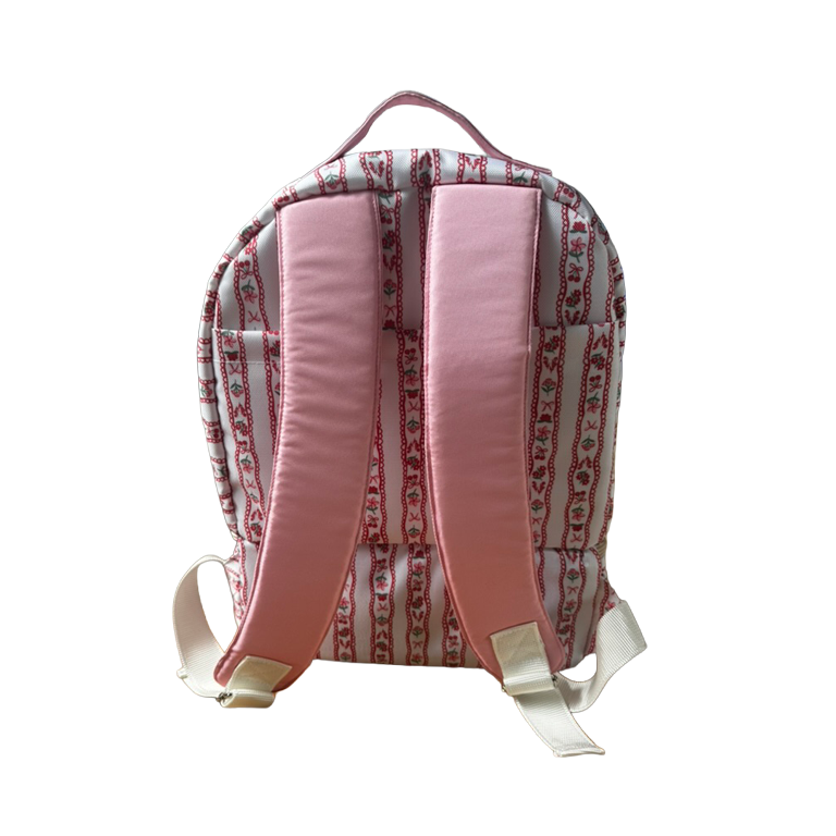 MOCHILA PAÑALERA IMPERMEABLE FLORES
