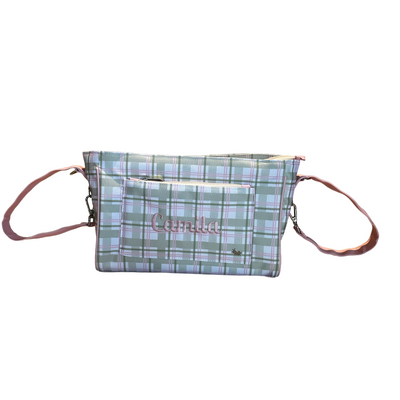 ORGANIZADOR PARA CARRIOLA AJEDREZ VERDE