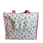 CARRY-ALL GIGANTE PERROS SALCHICHA NIÑA