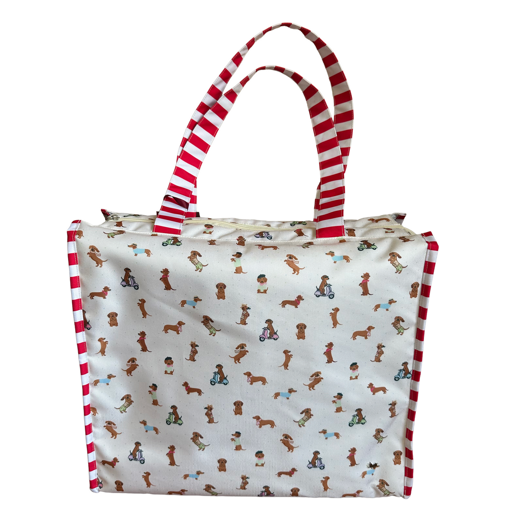 CARRY-ALL GIGANTE PERROS SALCHICHA NIÑA