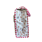 CARRY-ALL GIGANTE PERROS SALCHICHA NIÑA