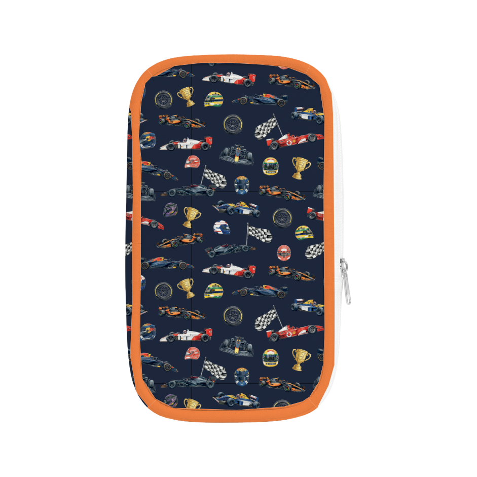 ESTUCHE ESCUELA F1 AZUL MARINO