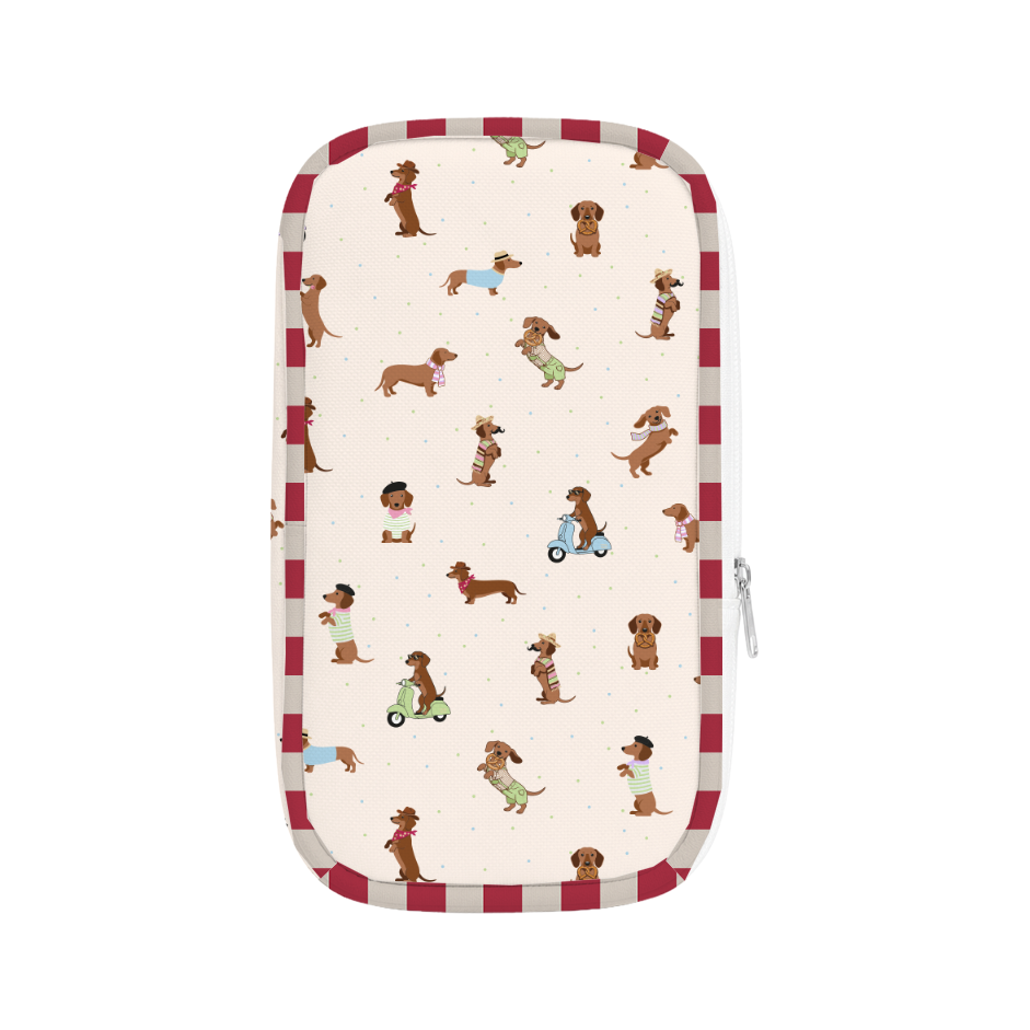 ESTUCHE ESCUELA SALCHICHA FEMENINO