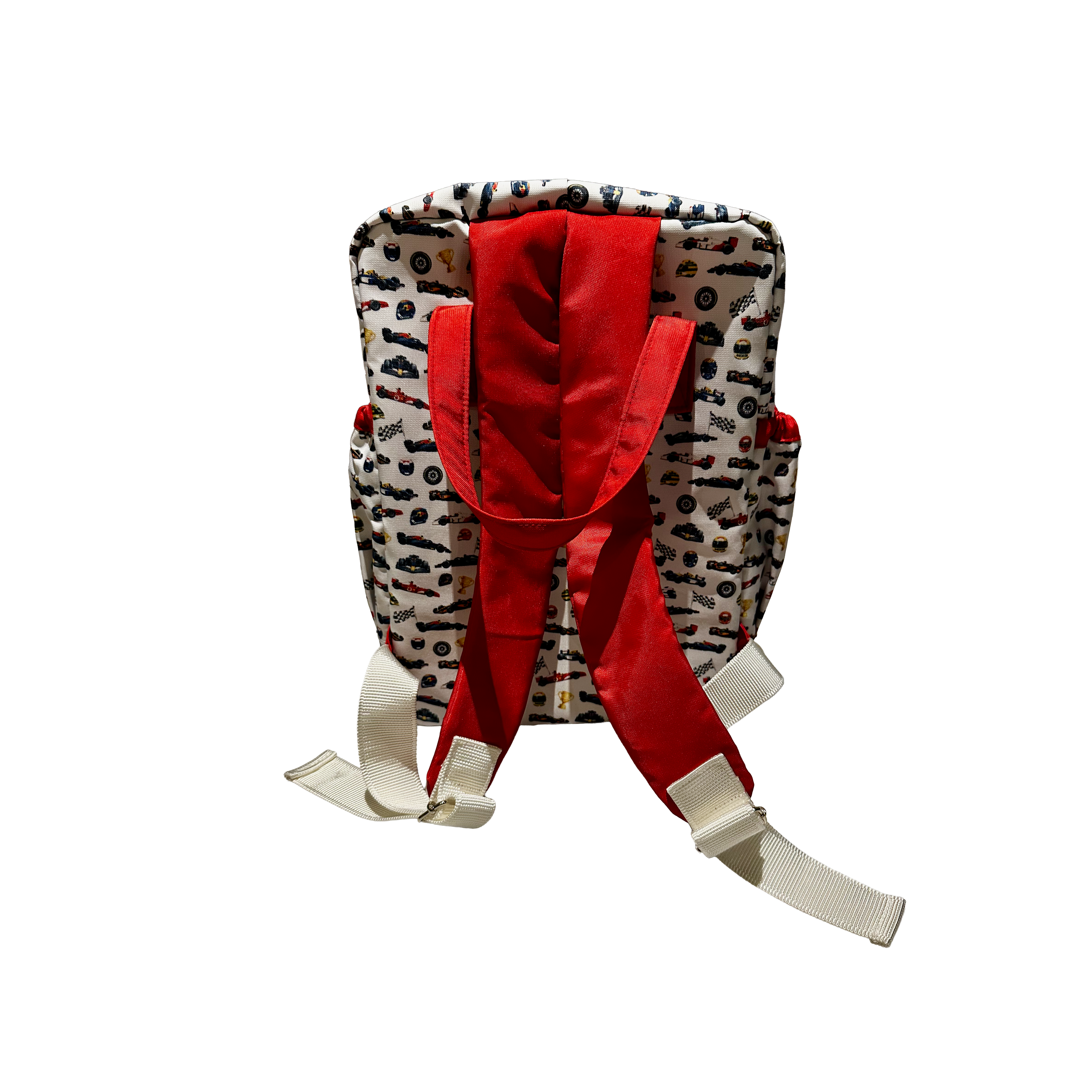 MOCHILA COOL PARA ESCUELA FORMULA 1 BLANCA