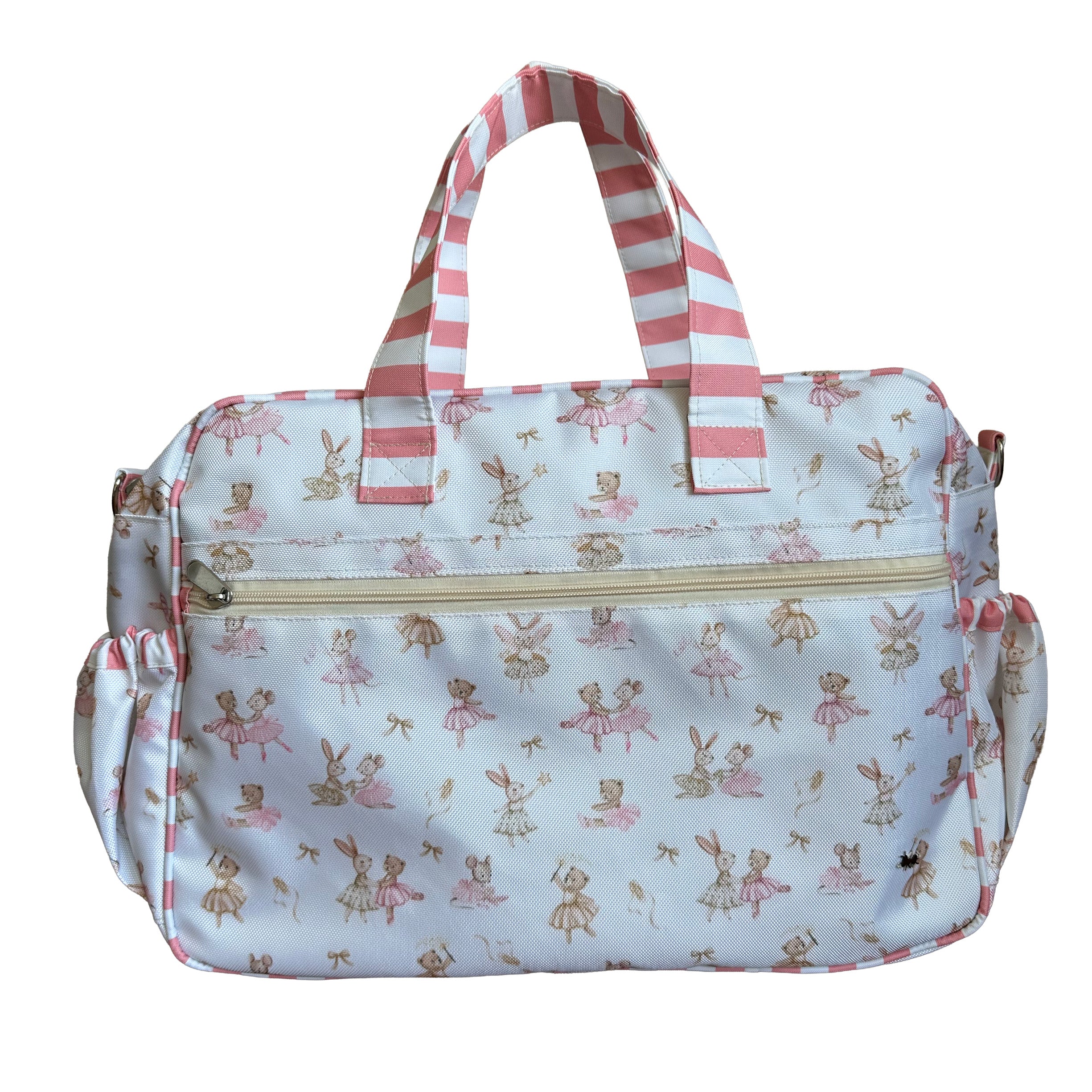 MALETA PAÑALERA CON CAMBIADOR BAILARINAS RATONAS ROSA